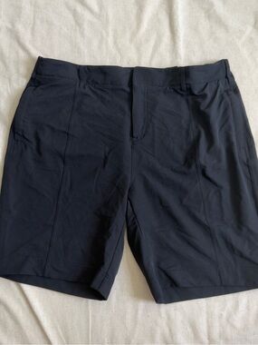 Men's Black Performance Bermuda Shorts